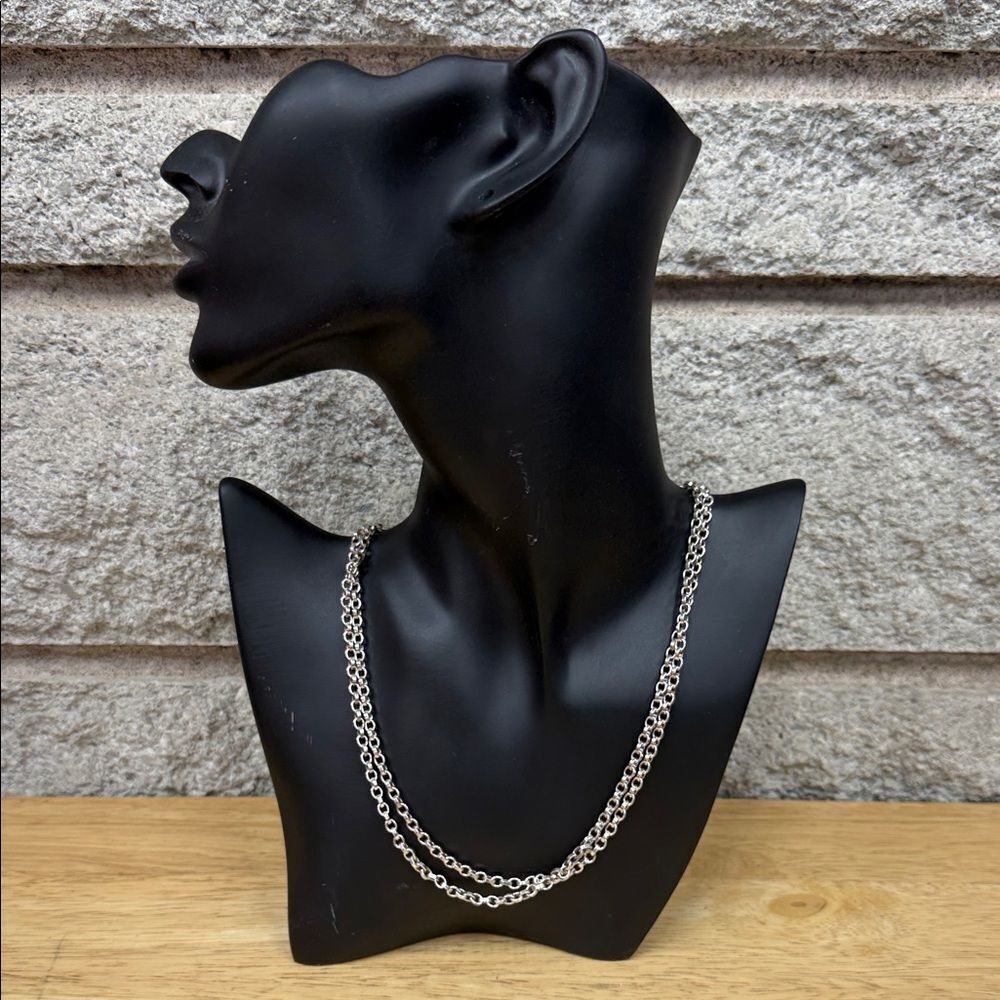 Elegant Sterling Silver 925 Thomas Sabo Chain Necklace 36”